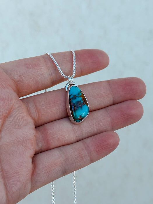 Easter Blue Turquoise Necklace