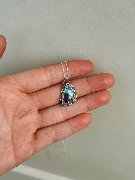 The Purple Desert Golden Hills Turquoise Necklace