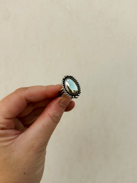 Size 8 The Lucy Pyrite Ring