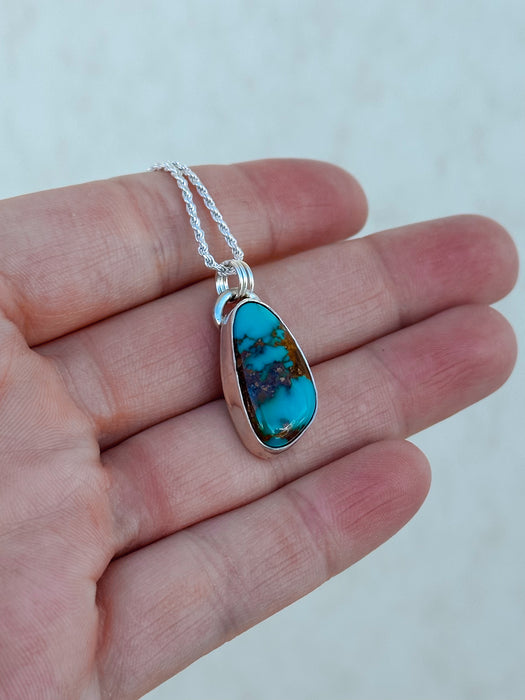 Easter Blue Turquoise Necklace
